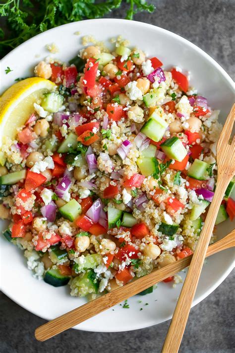 quinoa greek mediterranean salad recipe